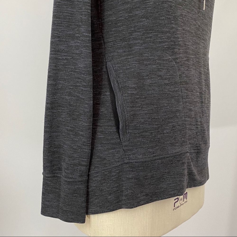 Athleta Size XS Heathered Gray Pullover Hoodie - Picture 8 of 9